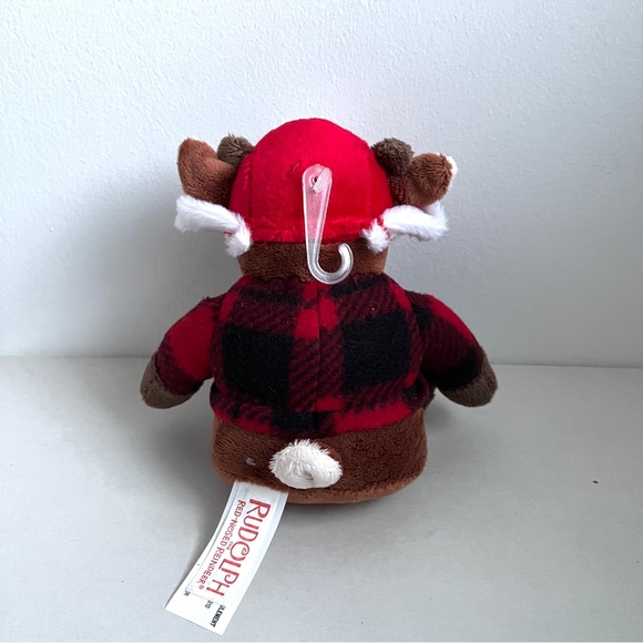 Brand New 9” Rudolph The Red-Nose Reindeer Plush - Picture 3 of 5